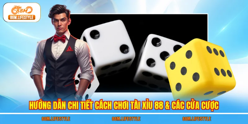 Hướng dẫn chi tiết cách chơi Tài Xỉu 88 & các cửa cược 